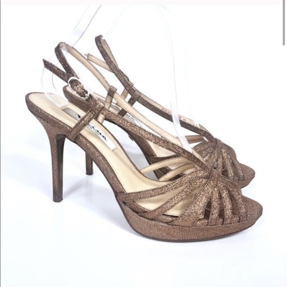 nina shoes rose gold